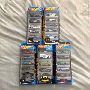 Hot Wheels Batman Die-Cast Car Set